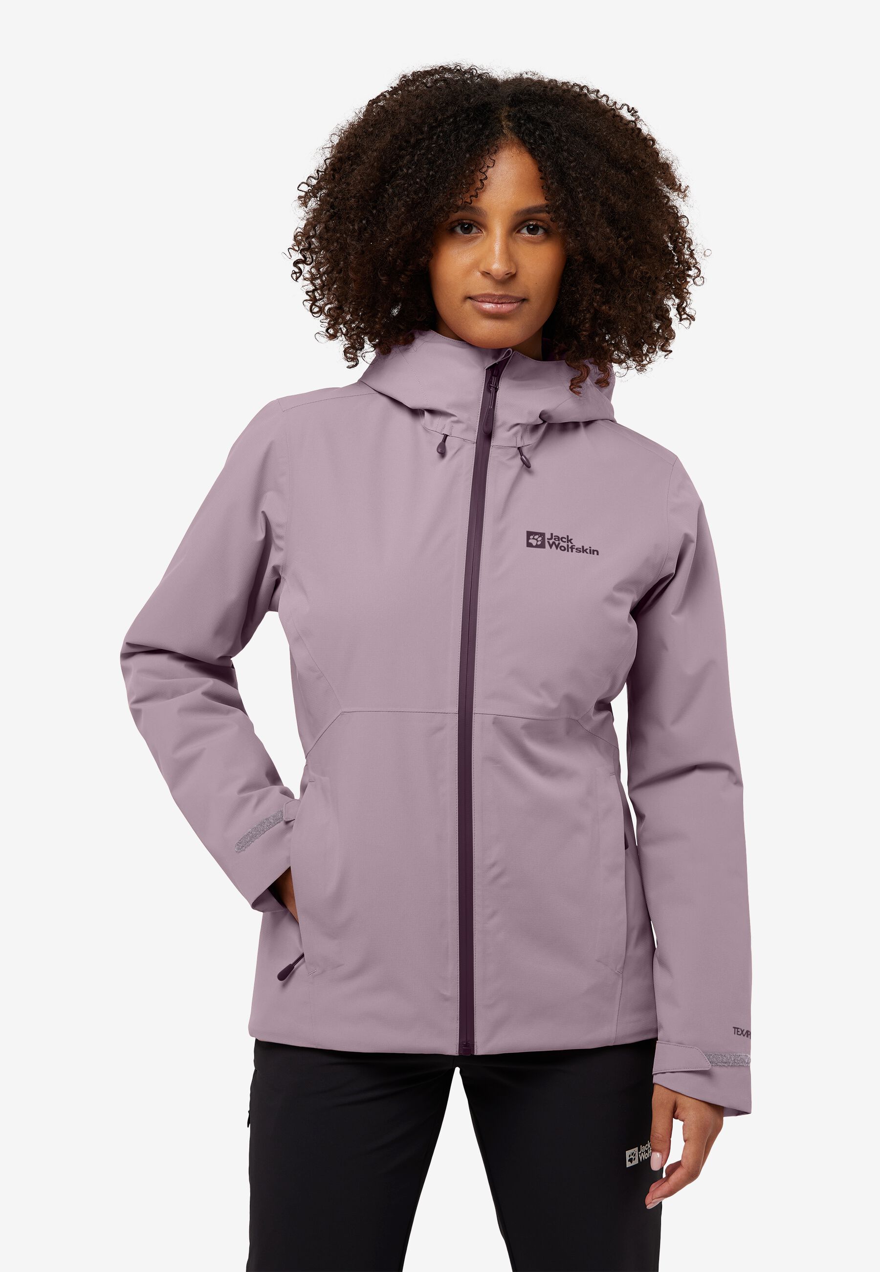 WISPER INS JKT W black S Women's waterproof winter jacket